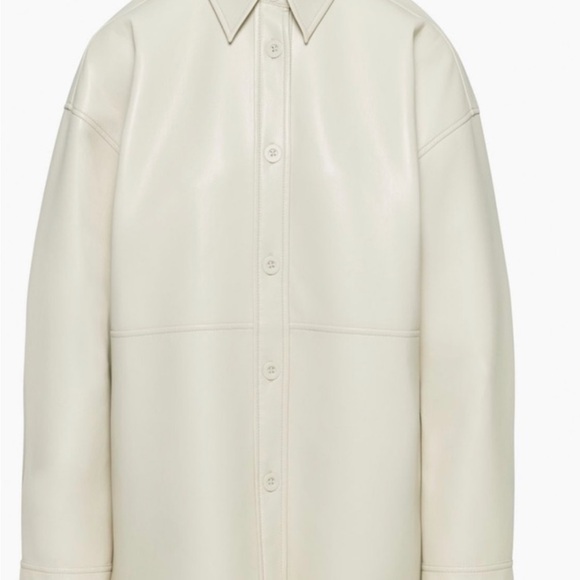 Artizia Babaton vegan leather shirt jacket - Picture 3 of 5